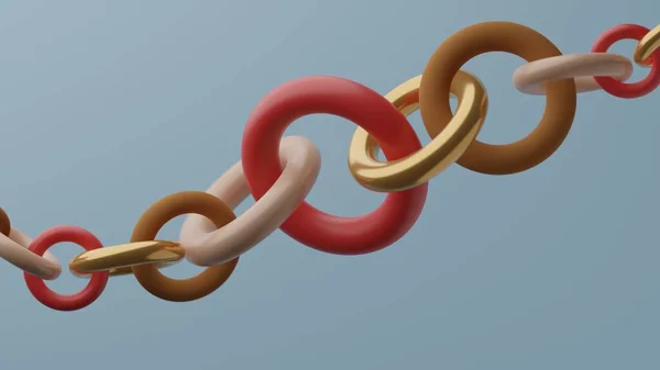 Soyut 3d grafik torus nesneleri. Gerçekçi 3D ile modern minimal tasarım. Sanat eğilimi posteri.