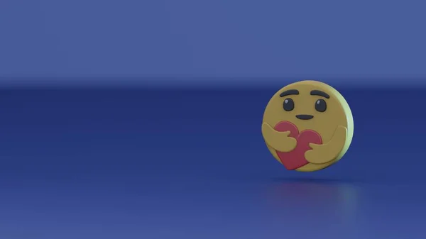 Özgeçmiş, sosyal medya ve iletişim konseptini üç boyutlu ifade eden emoji emojileri