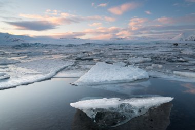 Jokulsarlon, İzlanda ICES yüzen