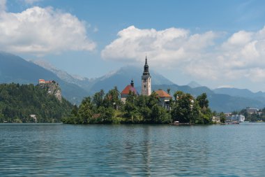 Lake Bled görünümünü