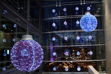 Ünlü belgili tanımlık Noel çarşı içinde Mancheser üzerinde göster