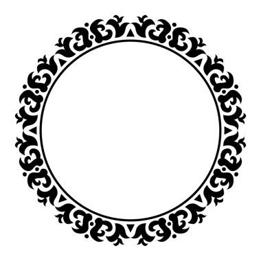 Döndürme süsü yuvarlak çerçeve
