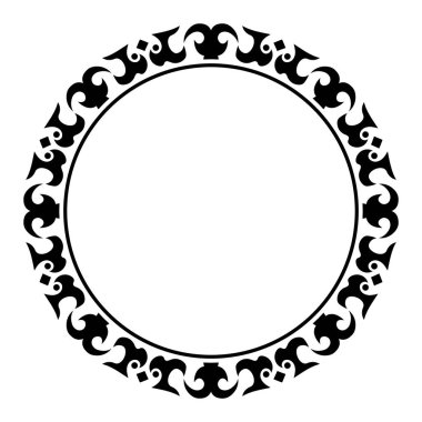 Döndürme süsü yuvarlak çerçeve