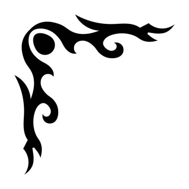 Girdap köşesi dekoratif