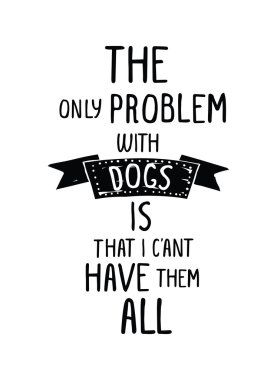 Trendy hand drawn style hipster vector poster in black and white