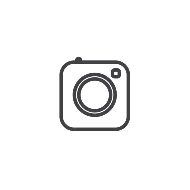Sosyal Medya Icon, fotoğraf kamera instagram simgeler