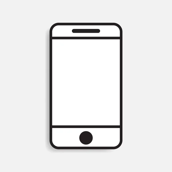 Ícone do smartphone ilustração vetorial — Vetor de Stock