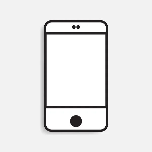 Smartphone Icon Vektor Illustration — Stockvektor