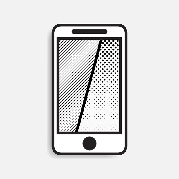 Smartphone Icon Vektor Illustration — Stockvektor