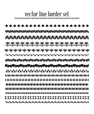 Vektör satırları, sınır böler küme