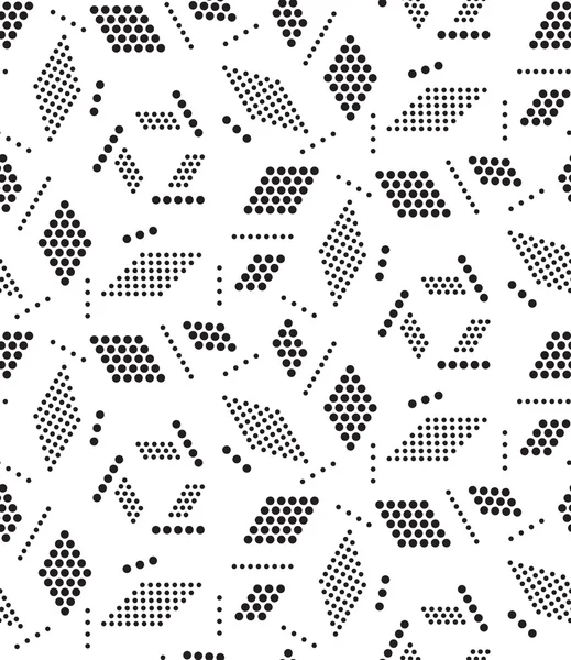 Vector geometric seamless pattern. Modern circle texture, repeat — Διανυσματικό Αρχείο