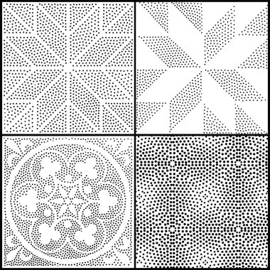 Vektör soyut geometrik seamless modeli. Yinelenen geçiş 