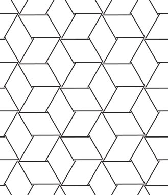 Vector seamless pattern. Modern line geometric background