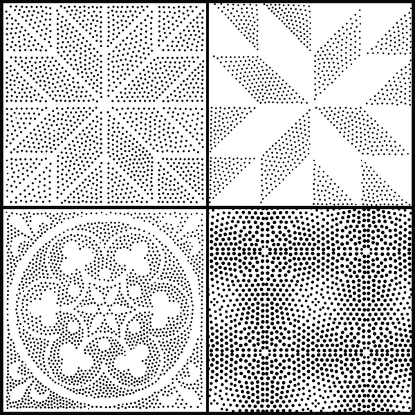 Vektor abstrakte geometrische nahtlose Muster. Wiederholung der Abstufung — Stockvektor