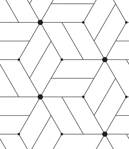 Vector seamless pattern. Modern line geometric background — ストックベクタ