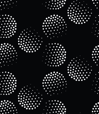 Vektör geometrik seamless modeli. Soyut daireler gr yinelenen