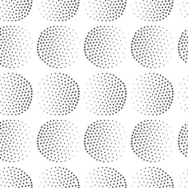 Vektör geometrik seamless modeli. Soyut daireler gr yinelenen