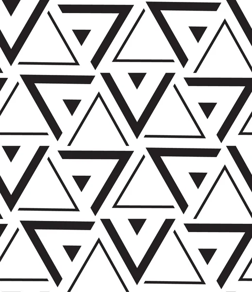 Vektorgeometrisches nahtloses Muster. moderne Dreieck-Textur, repe — Stockvektor