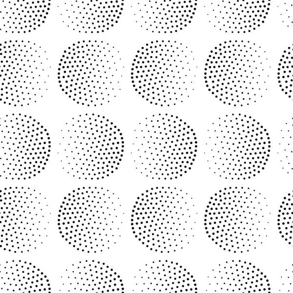 Modèle vectoriel géométrique sans couture. Répéter des cercles abstraits gr — Image vectorielle