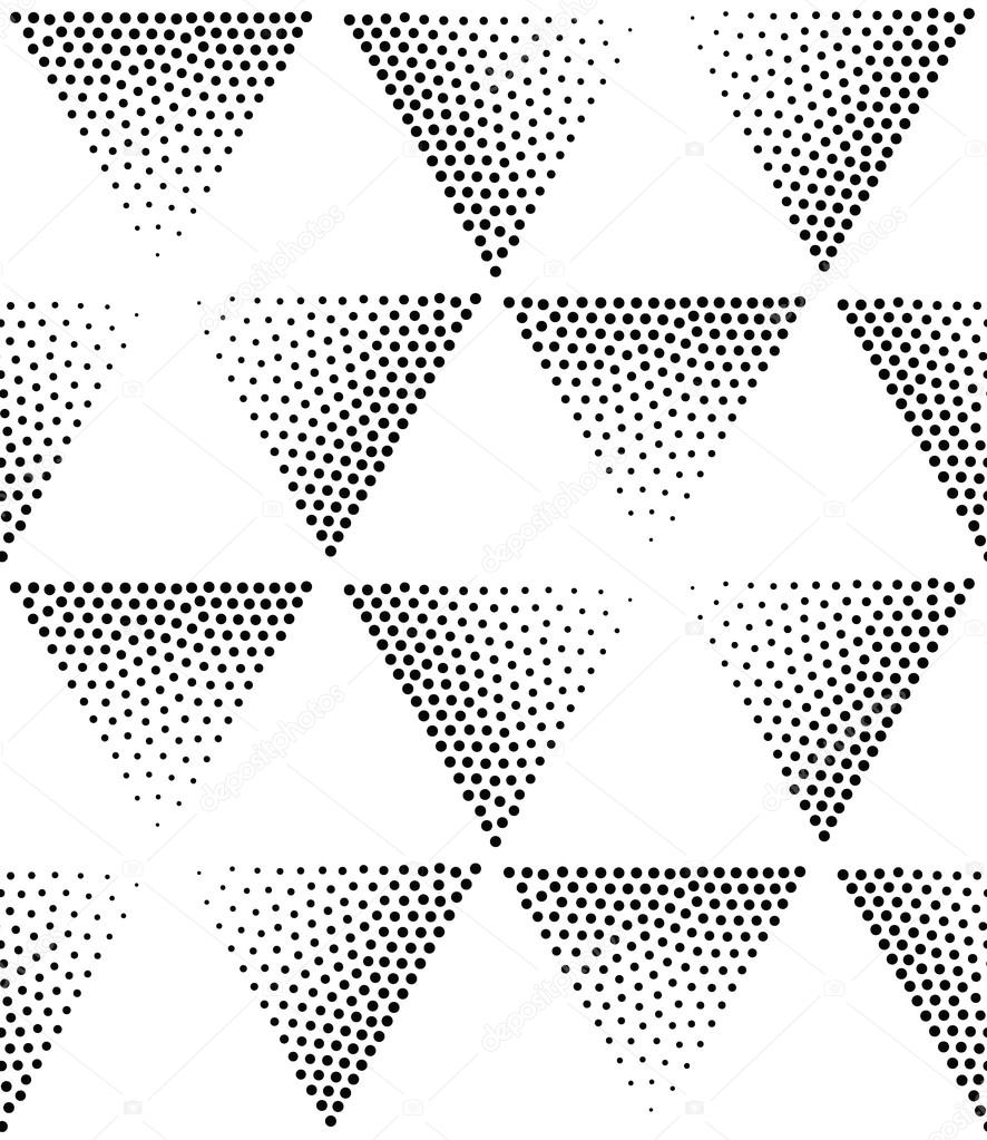 Vector abstract geometric seamless pattern. Repeating gradation 