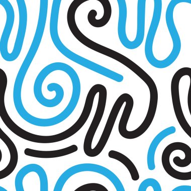 Vektör geometrik seamless modeli. Soyut daireler gr yinelenen