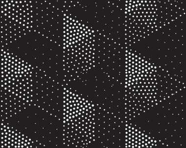Vector geometric seamless pattern. Repeating abstract triangles 