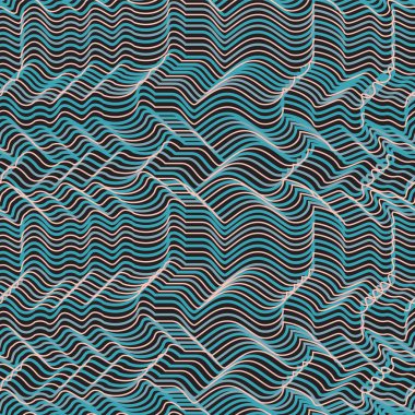 Vektör geometrik çizgili seamless modeli. Soyut ch yinelenen