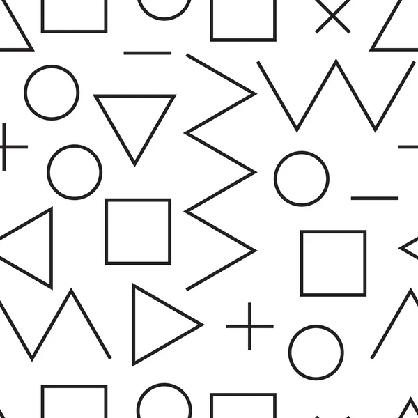 Minimalist evrensel vektör çizgisel geometrik seamless modeli