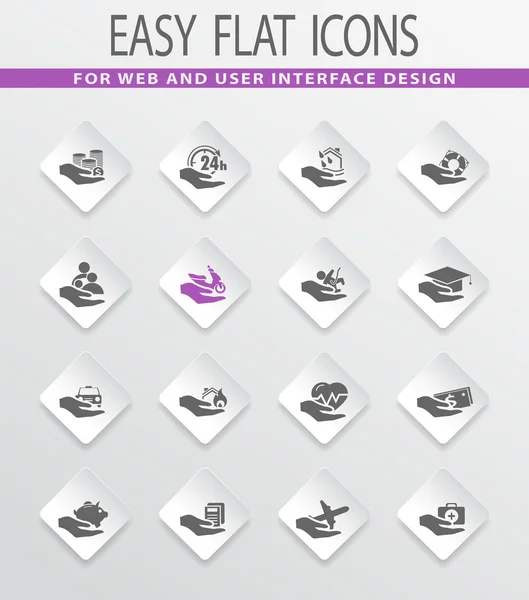 Hand icons set — Stockvector