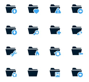 Klasörleri Icons set