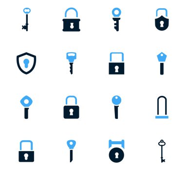 Kilit Icons set