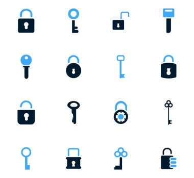 Kilit Icons set