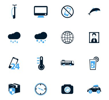 seyahat simgeleri ayarlandı