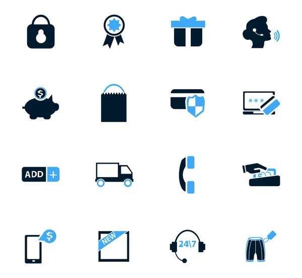 E-commerce icons set — Stockvector