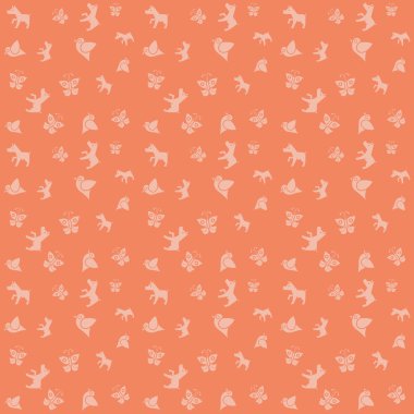 Hayvanlar desen sorunsuz arka plan