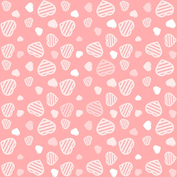 Hearts pattern seamless background — Stock Vector