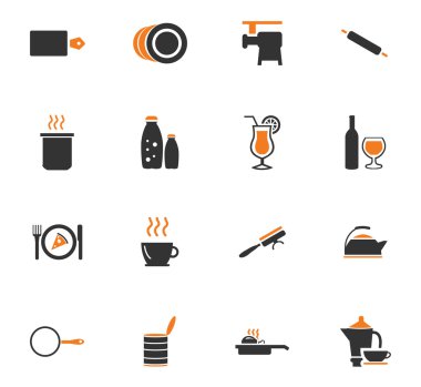 yemek ve mutfak simgeleri