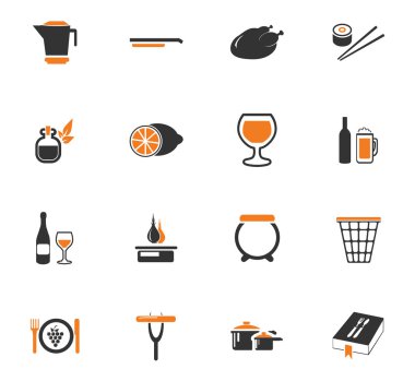 yemek ve mutfak simgeleri