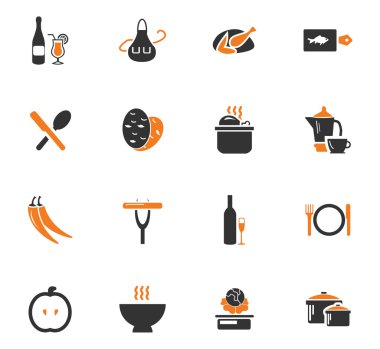 yemek ve mutfak simgeleri