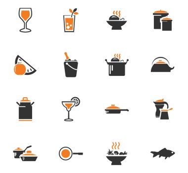 yemek ve mutfak simgeleri