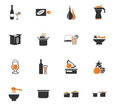 yemek ve mutfak simgeleri