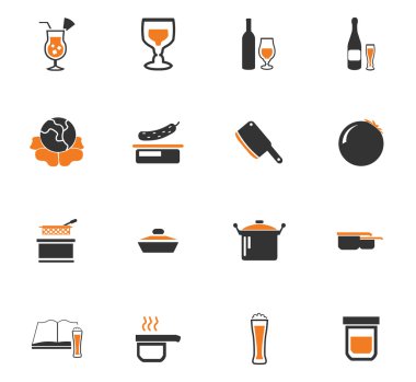 yemek ve mutfak simgeleri
