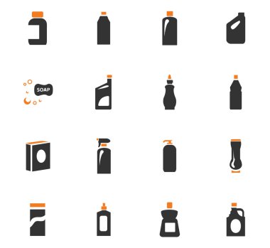 Ev Kimyasalları Icons set