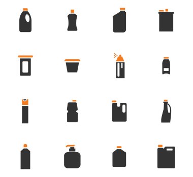 Ev Kimyasalları Icons set