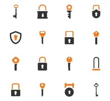 Kilit Icons set