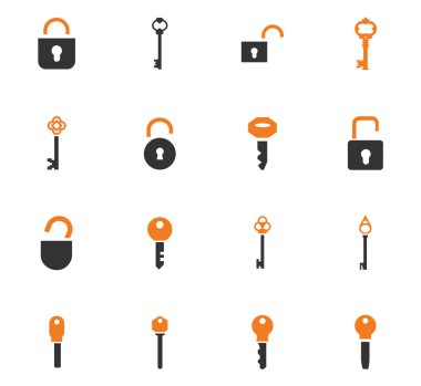 Kilit Icons set
