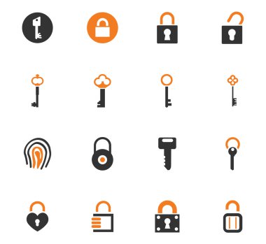 Kilit Icons set