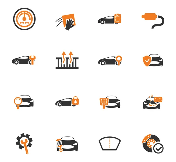 Araba Dükkanı Icons set