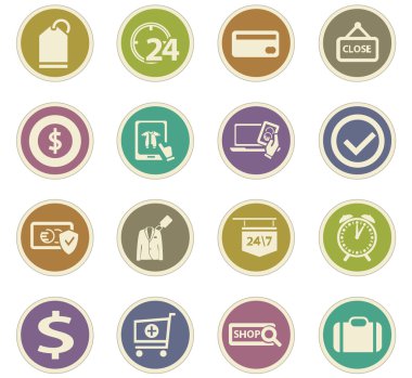 e-ticaret simgeler kümesi