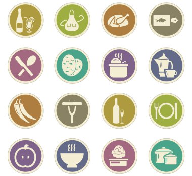 yemek ve mutfak simgeleri